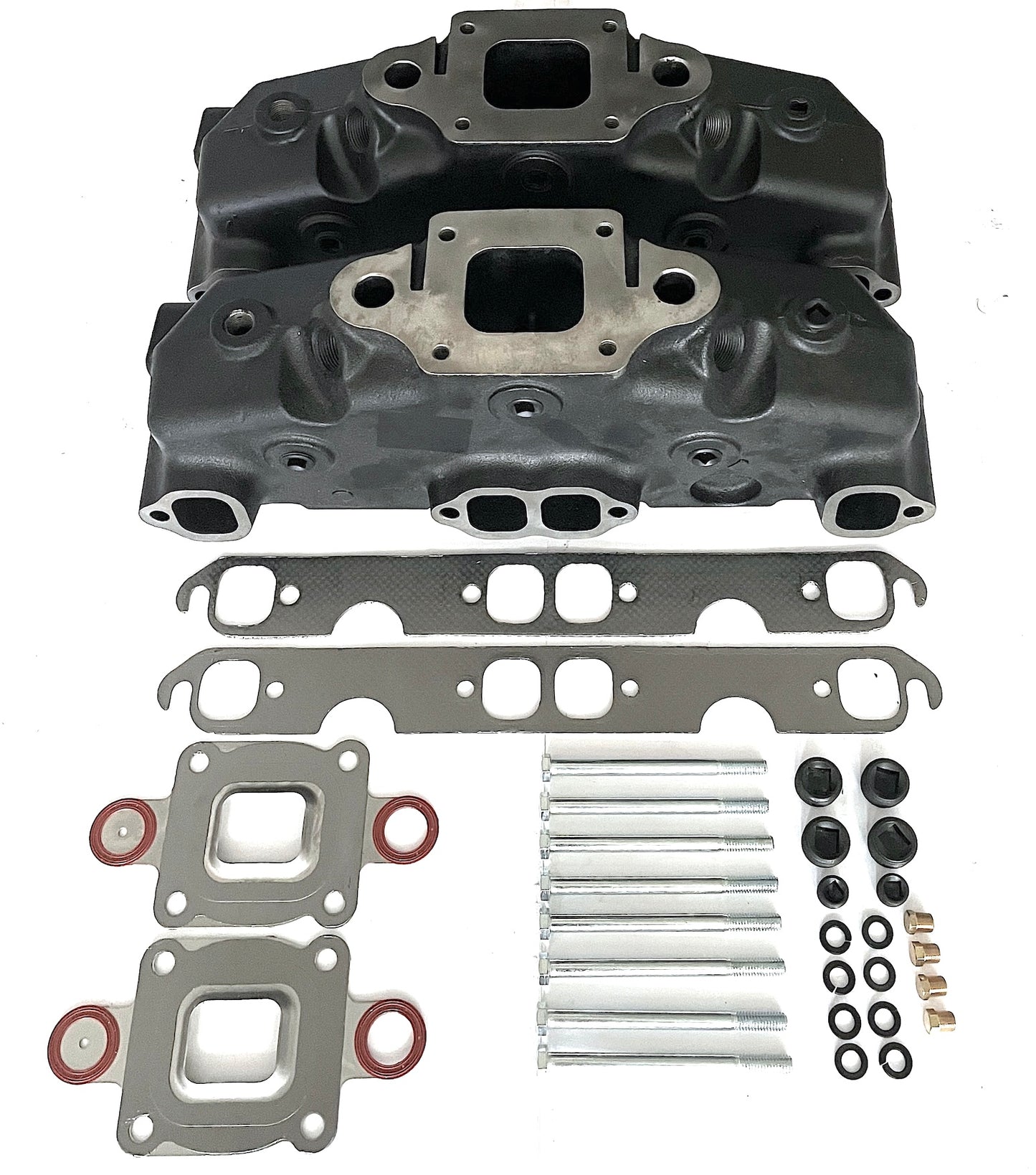 Mercruiser V8-5.0, 5.7, 6.2L Dry Joint Exhaust manifolds, 2 sets 865735A03