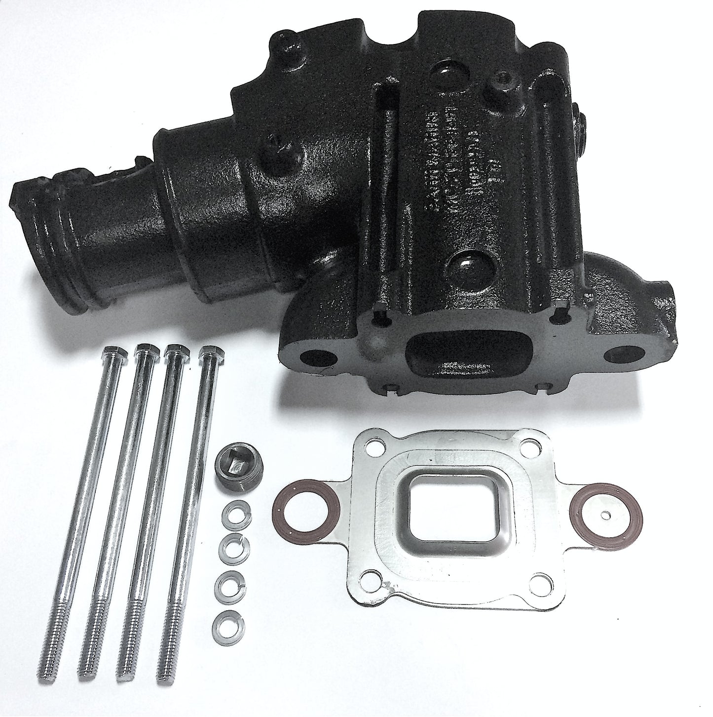 Mercruiser V6-4.3L/ V8-5.0, 5.7, 6.2L Dry Joint Колено выхлопного коллектора 14° 864591T02