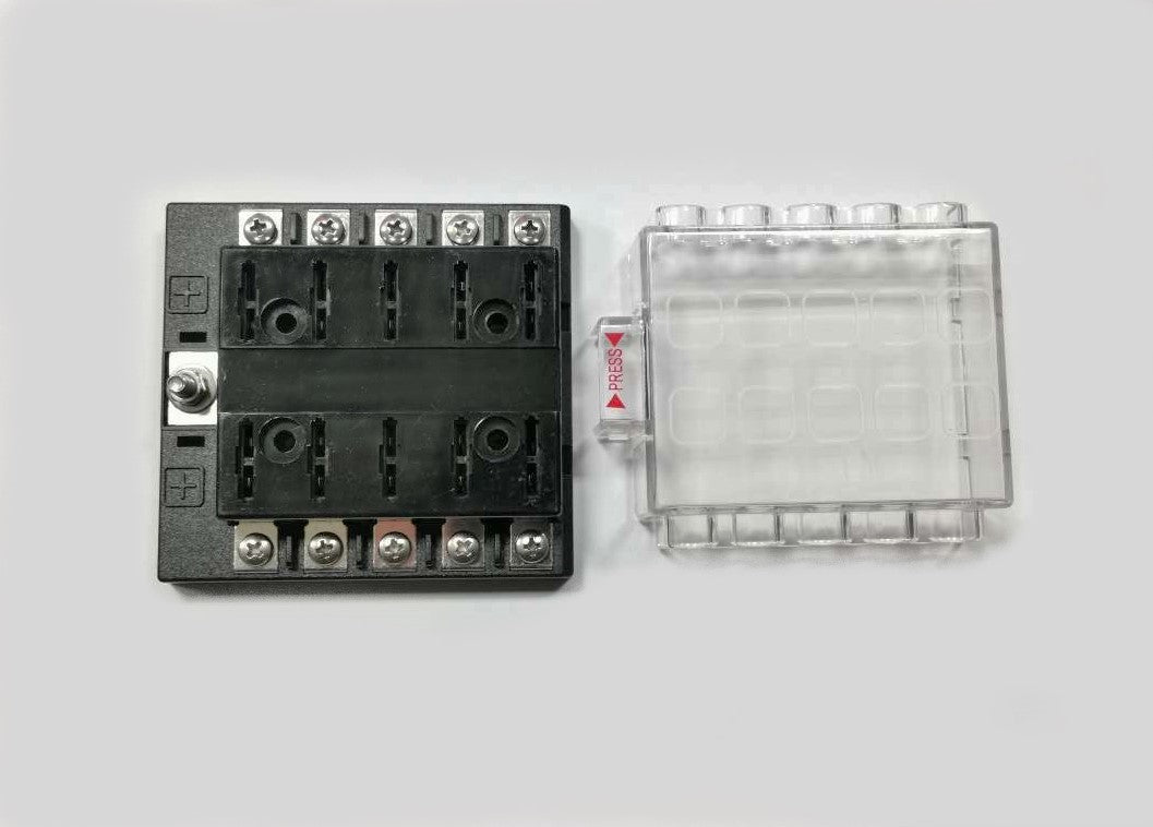 Saugiklių dėžė 10 kontaktų