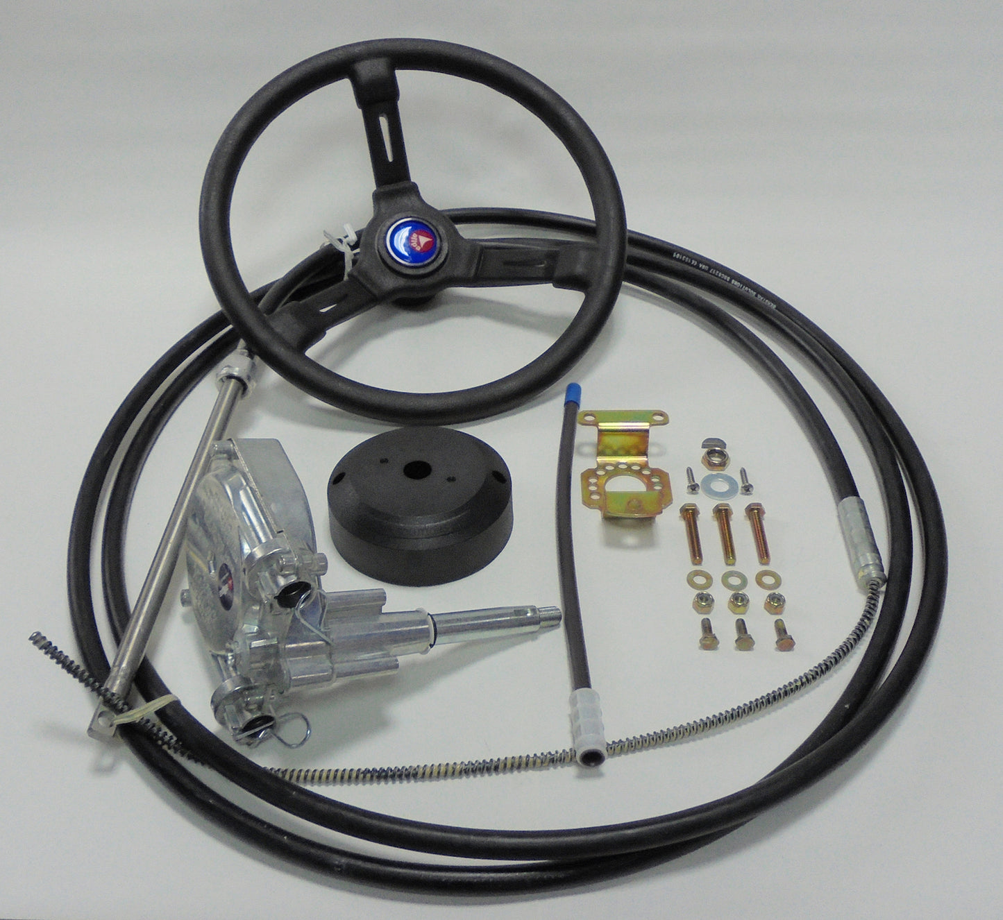 Outboard mechanical steering system up to 235 HP 18Ft