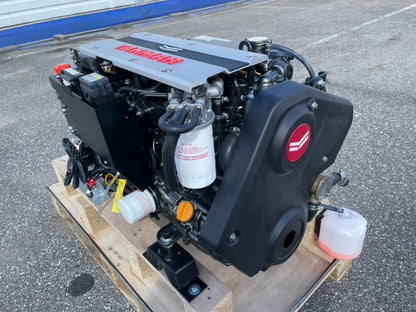 YANMAR Jėgainė katamaranui 2x4JH57 + 2xSD60-5 Perdavimas 2.23