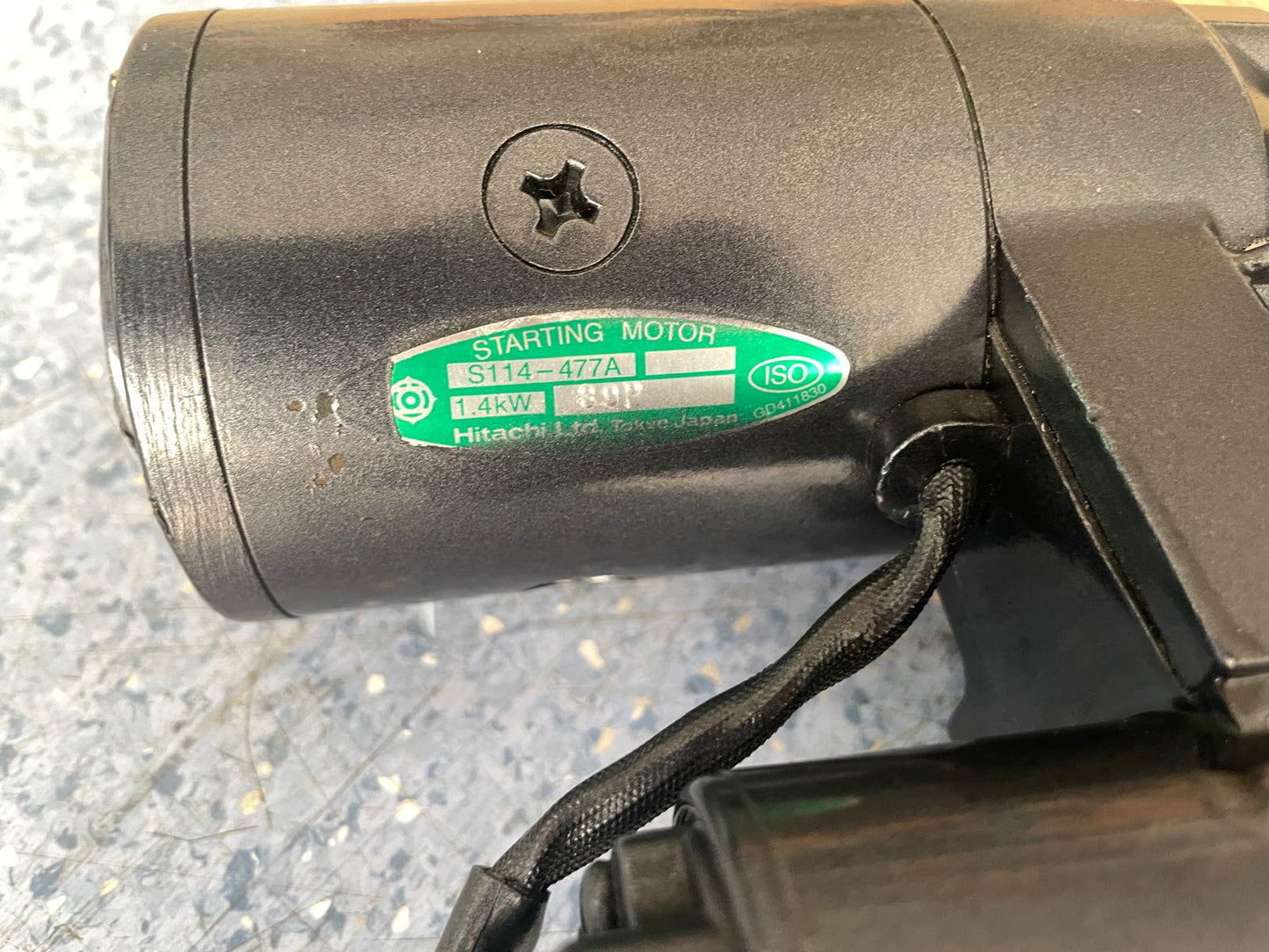 YANMAR D36 Starter 120380-77010 NOS (New Old Stock)