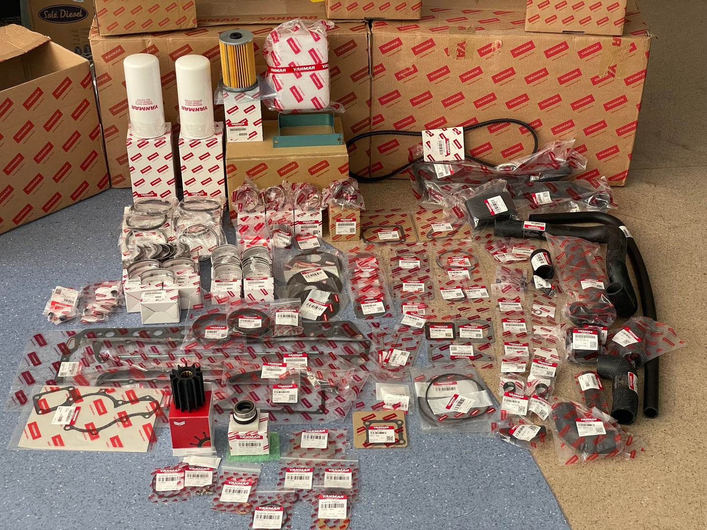 YANMAR 6LY2A-STP 440HP 3300RPM Bobtail