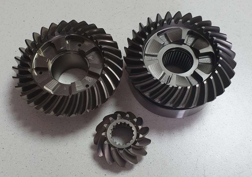 Gear set Mercury / Mariner 30 - 125 HP (3 & 4-CYL.) 4 & 2 Stroke, 43-859472A3; 43-44484; 43-850034T  