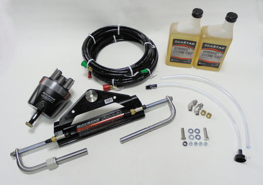 Hydraulic steering system for outboards up to 150HP