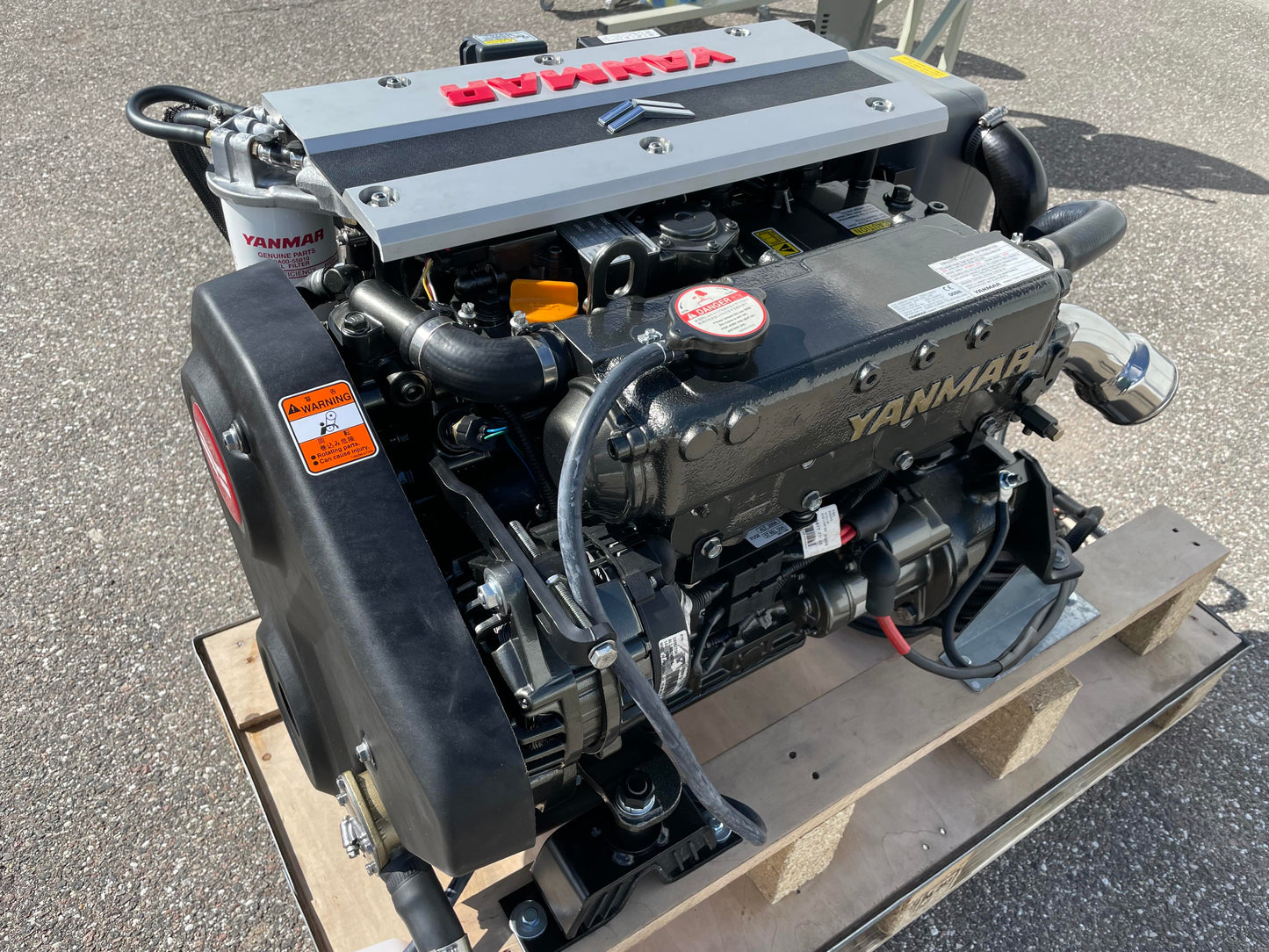 YANMAR Jėgainė katamaranui 2x4JH57 + 2xSD60-5 Perdavimas 2.23